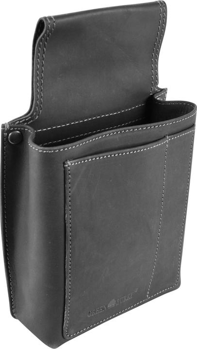 Immagine prodotto Greenburry Borsa da cintura vintage nera - Portafoglio da cameriere in pelle 14,5 cm