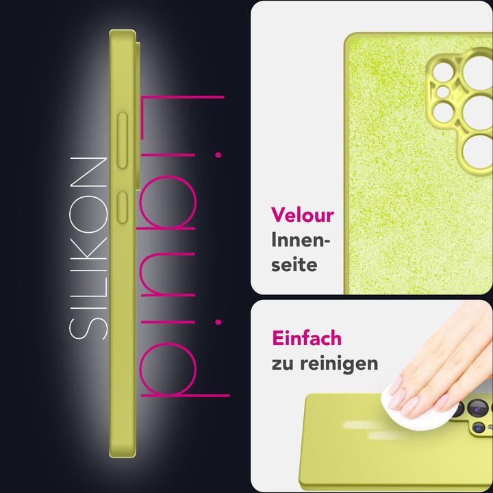 Produktbild Nalia Phoenix - Abwischbare Flüssigsilikon Hülle - Easy Clean Liquid Silicone Cover (Samsung Galaxy S25 Ultra)