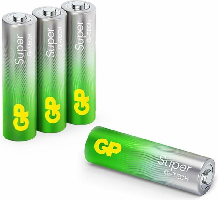 Image du produit GP Batteries 1x4 GP Super Alkaline 1,5V AA Mignon LR06 Nouveau 03015AETA-B4 (4 pcs, AA)