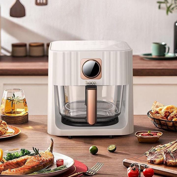 Actual product image Hoco Other Air Fryer with touch screen 4,5L 1100W HE22 white