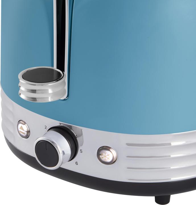 Actual product image Russell Hobbs Hanley Toaster, Retro Blue (28651-56)
