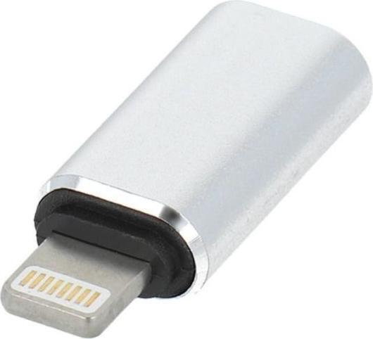 Produktbild OEM Converter Adapter Type C (female) to Lightning (male) silver (USB Typ C, Lightning)