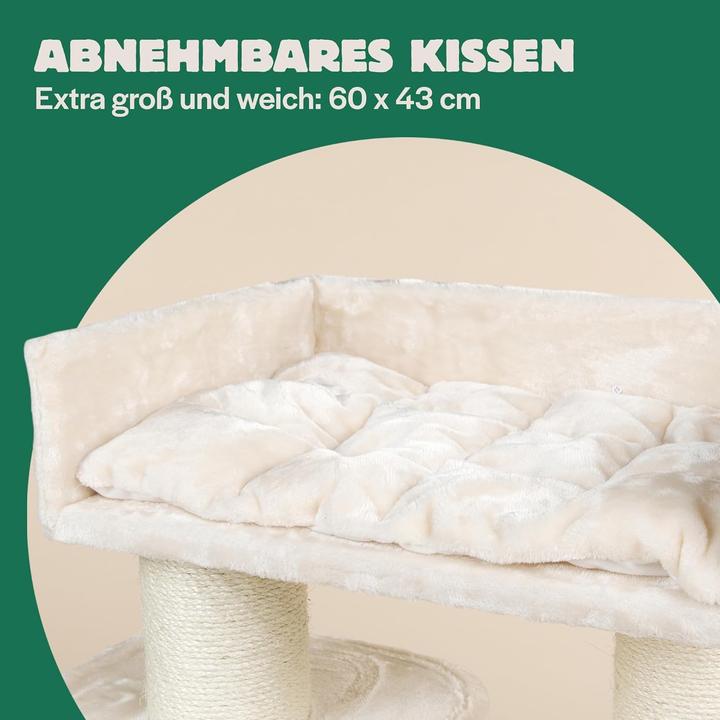 Produktbild RHRQuality Kratzbaum Devon Rex (120 cm, Creme)