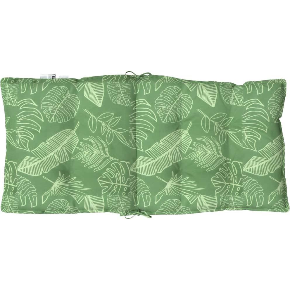 VidaXL, Sitzkissen, Niedriglehner-Auflagen 6 Stk. Blattmuster Oxford-Gewebe (100 x 50 x 7 cm)