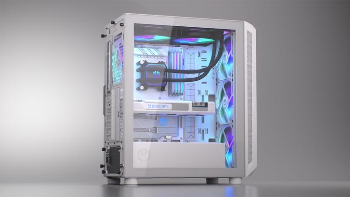 Produktbild Endorfy ARX 500 ARGB White (ATX, Micro ATX (mATX), Mini-ITX)