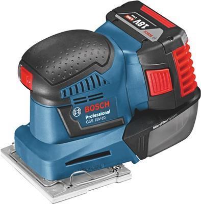 Bosch Professional Cordless orbital sander GSS18V-10 2x ProCORE18V 4.0Ah +GAL18V-40