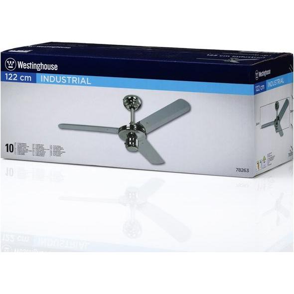 Thumbnail - Westinghouse Industrial Chrom, Ventilator, Grau