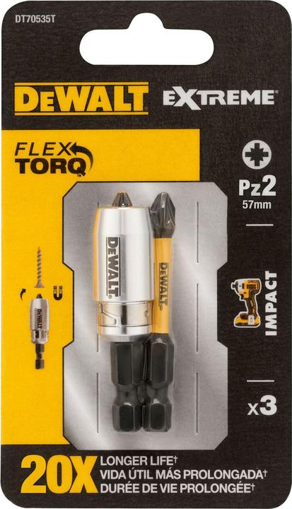 Immagine prodotto DeWalt Set di punte per cacciavite (PZ2)