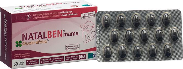 Produktbild Natalben Mama Quatrefolic (1 Stück, Kapseln, 132 g)