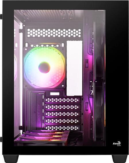 Produktbild AeroCool Geh Mini Dryft MicroATX/MiniITX ARGB (black) (Mini-ITX, ATX, mATX)