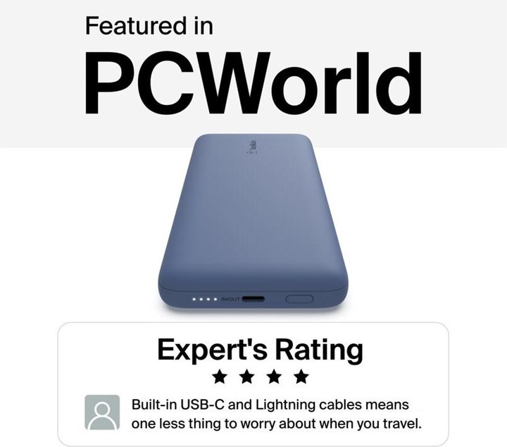 Produktbild Belkin Boost Charge (10000 mAh, 18 W, 37 Wh)
