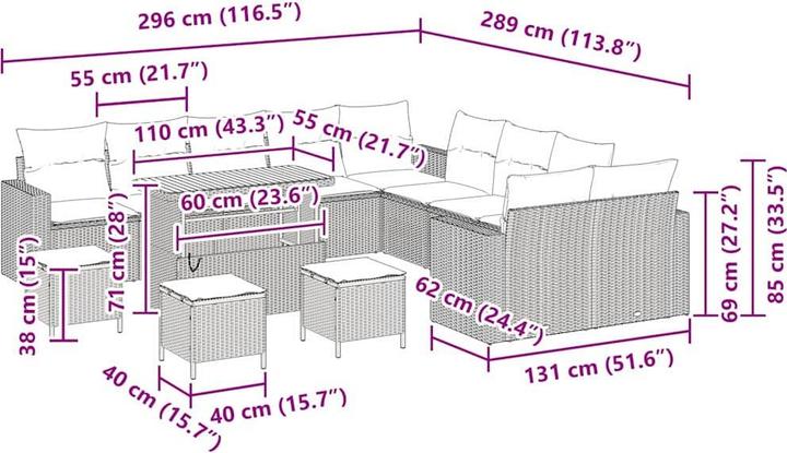 Produktbild vidaXL Keegan