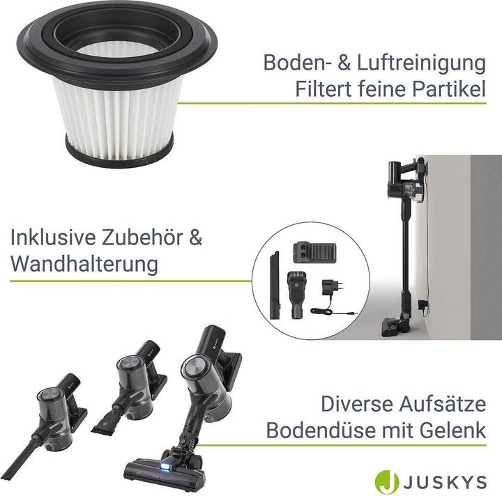 Produktbild Juskys Akkustaubsauger VC2101