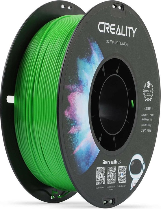Produktbild Creality Filament TPU (TPU, 1.75 mm, 1000 g, Grün)