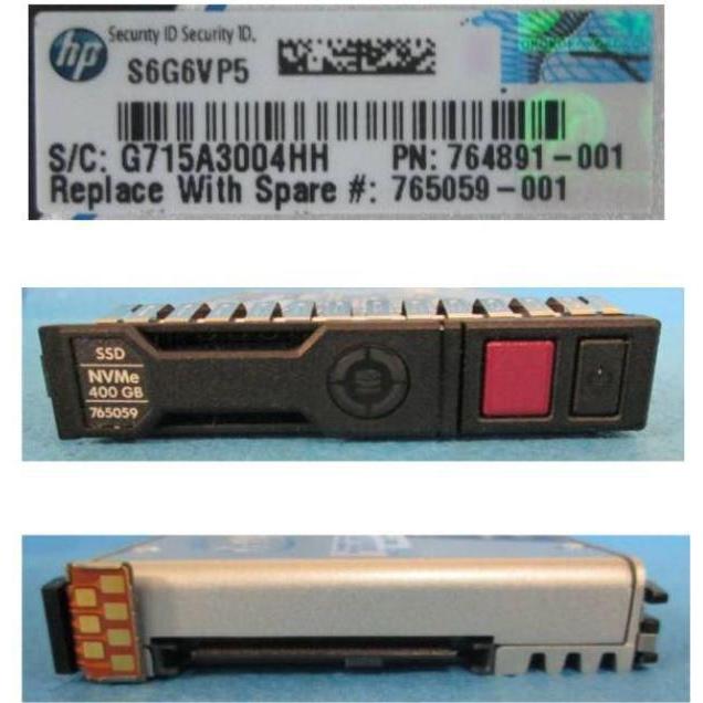 HPE DRV SSD 400GB 2.5 NVME ME (400 GB, 2.5"), SSD