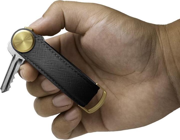 Actual product image Orbitkey Key Organiser Pro Leather liquorice