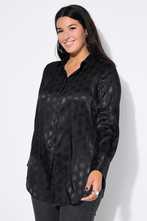 Actual product image Studio Untold Hemdbluse, Wide Straight Shape, Rays-Muster (60)