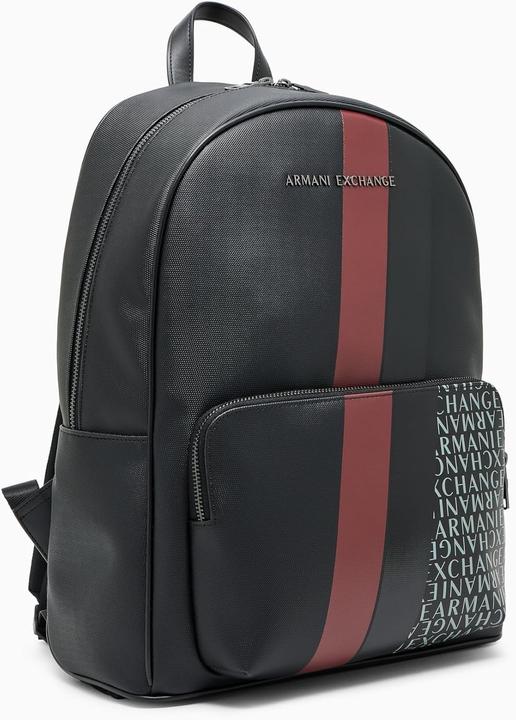 Actual product image Armani Exchange Essential Dylan Logo Print Backpack