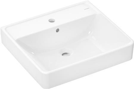 Produktbild hansgrohe Xanuia Q Waschtisch, 1 Hahnloch, mit Überlauf, 550x480mm, weiss (480 mm, 550 mm)