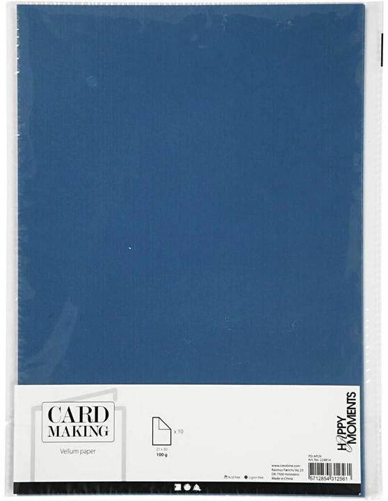 Produktbild Creativ Company Pergamentpapier A4 blau (100 g/m², 10 x)