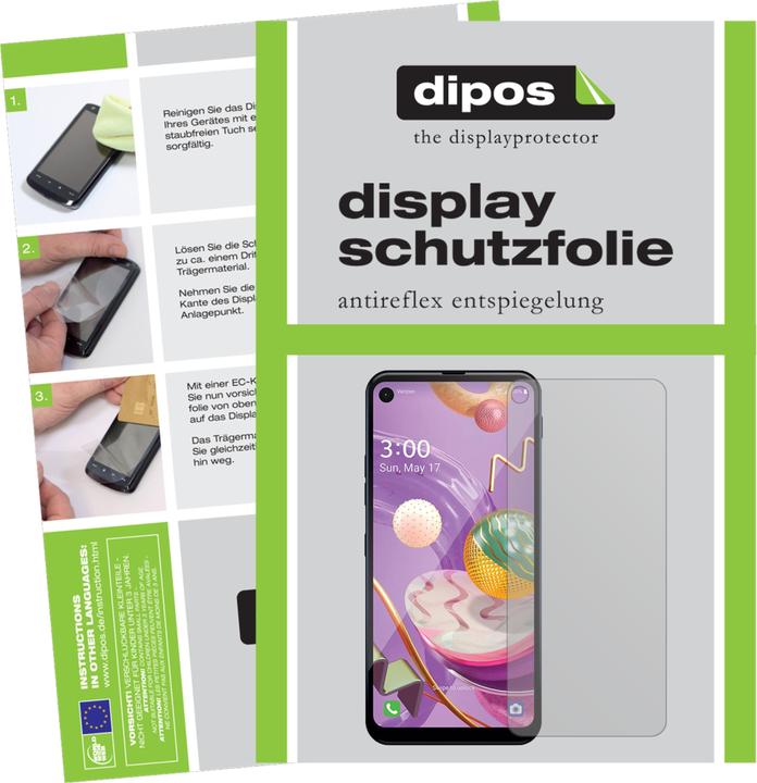 Dipos Displayschutzfolie Antireflex (1 Stück, LG Q70)