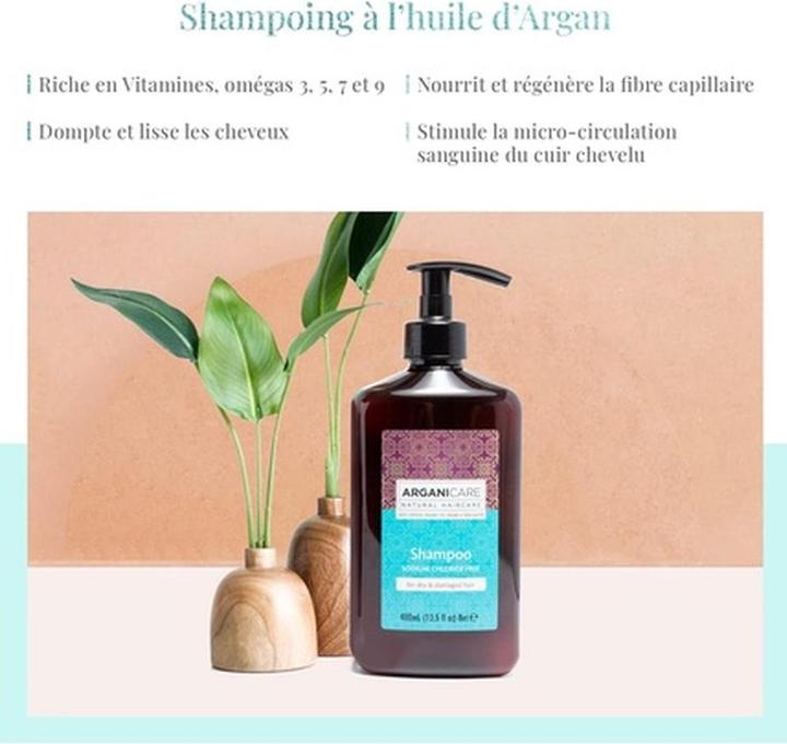 Image du produit Arganicare Huile d'argan & beurre de karité (400 ml, Shampoing liquide)