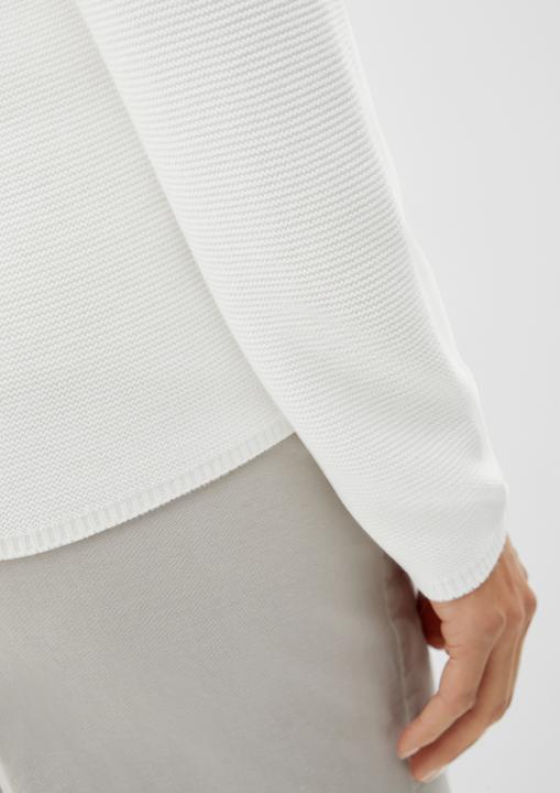 Produktbild s.Oliver Strickpullover Strickpulli mit V-Ausschnitt (42)