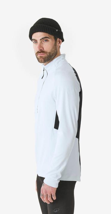 Actual product image Wedze Men's warm functional shirt 1/2 zip polyester (M)