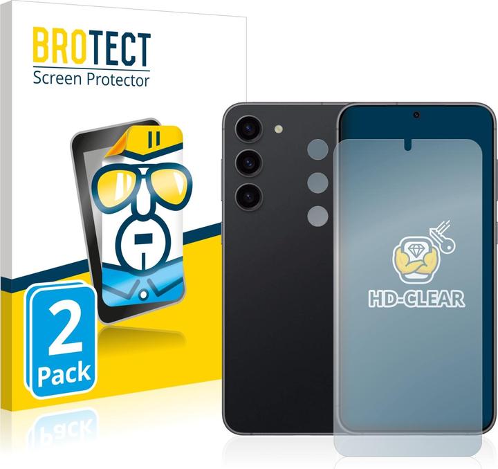 Actual product image BROTECT Screen Protector Clear (2 pcs., Samsung Galaxy S23+)