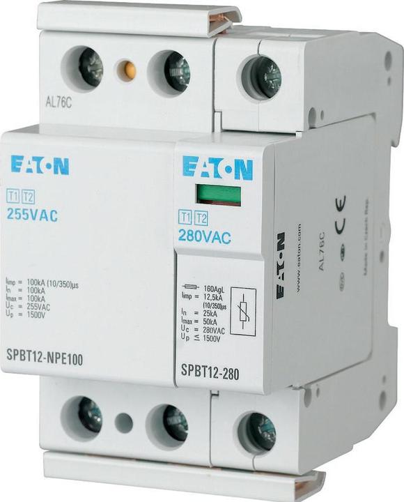 Actual product image Eaton SPBT12-280-1+NPE158308Blitzstrom-UESS-Ableiter-Set TN-S/TT-Set