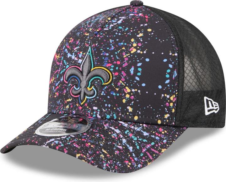 Actual product image New Era 9Forty Mcrown Trucker Cap Crucial New Orleans Saints
