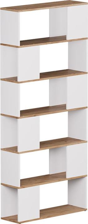 Actual product image Vicco Raumteiler Eneos, Weiss/Goldkraft Eiche, 80 x 186 cm