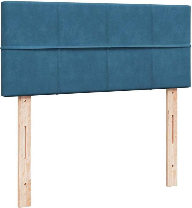 Produktbild VidaXL Bo x springbett mit Matratze 120 x 200 cm Samt (120 x 200 cm, 120 x 200 cm)