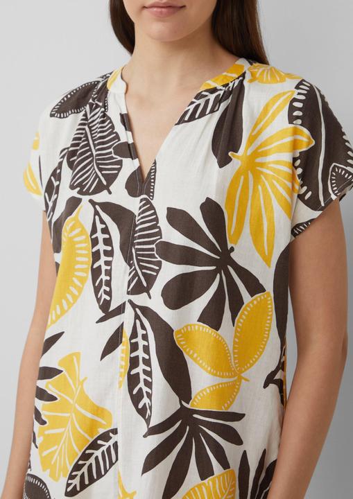 Actual product image S.Oliver Kleid Blusenkleid aus Leinenmix mit Eingrifftaschen (34)