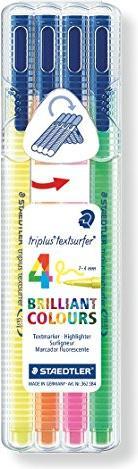 Immagine prodotto Staedtler Evidenziatore triplus texturfer 4pcs box (4x)