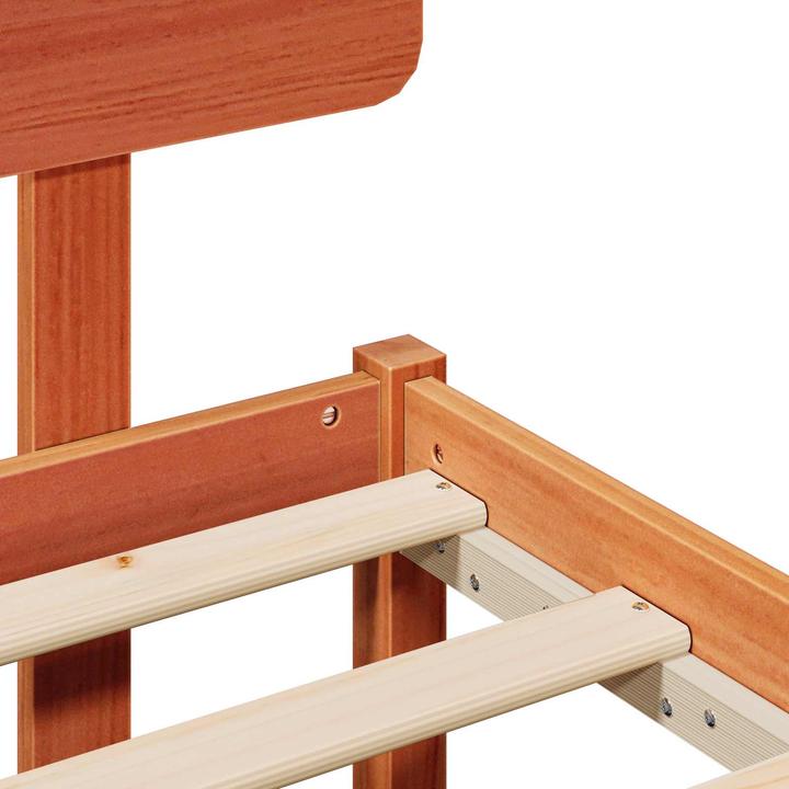 Actual product image vidaXL Holz-Bettgestell (90 x 200 cm)