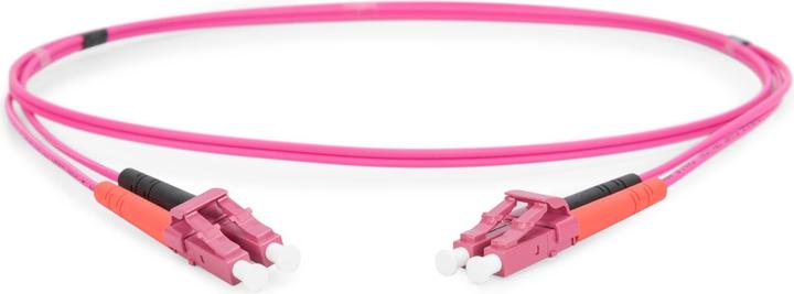 Immagine prodotto Digitus Cavo patch in fibra da LC a LC multimodale 50/125 µm duplex lunghezza 1m classe OM4 LSOH (CAT7, 1 m)