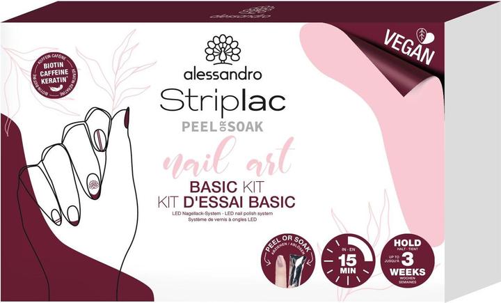 Actual product image Alessandro Striplac Peel or Soak (Transparent, Gel-Effect Nail Polish)