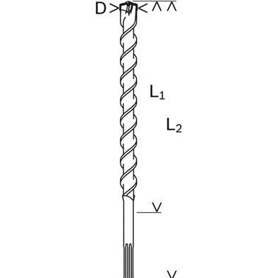 Thumbnail - Bosch Professional Zubehör, Bohrereinsatz, Hartmetall Hammerbohrer 30 mm (30 mm)