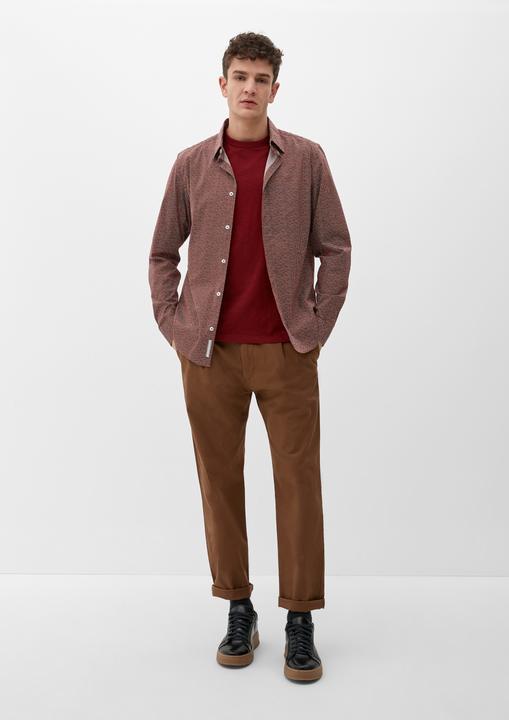 Image du produit s.Oliver Hemd Slim: Hemd mit Allover-Print (L)