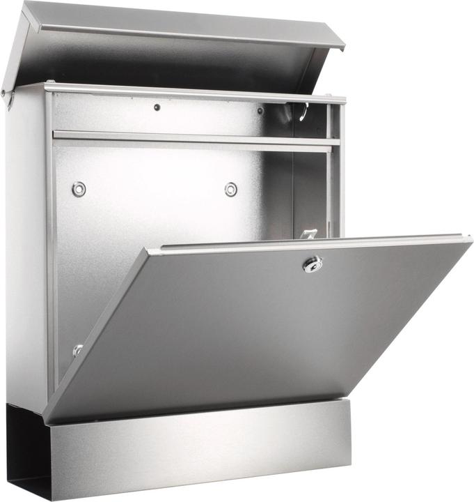 Produktbild Burg Wächter 42010 SEATTLE 3848 Ni Briefkasten Edelstahl (rostfrei) Edelstahl Schlüsselschloss