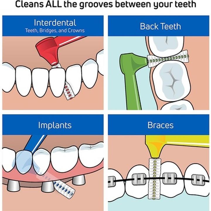 Image du produit TePe Brosse interdentaire Angle MULTIPACK jaune (25 x, 4 mm)