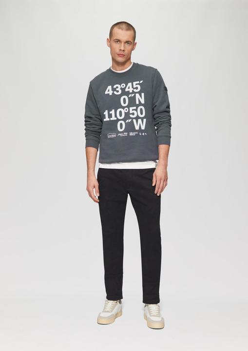 Image du produit S.Oliver Sweatshirt Sweatshirt mit Flock-Print (3XL)