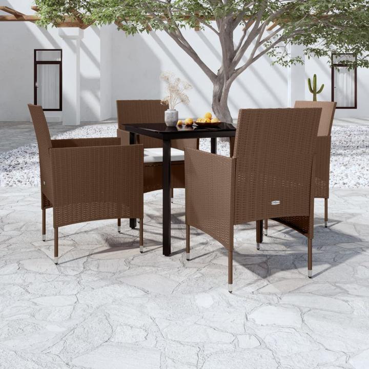 Produktbild vidaXL Garten Essgruppe (80 x 80 x 74 cm)