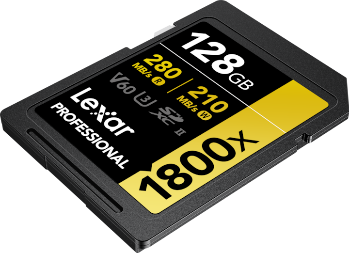 Produktbild Lexar Professional (128 GB, SDXC, U3, UHS-II)