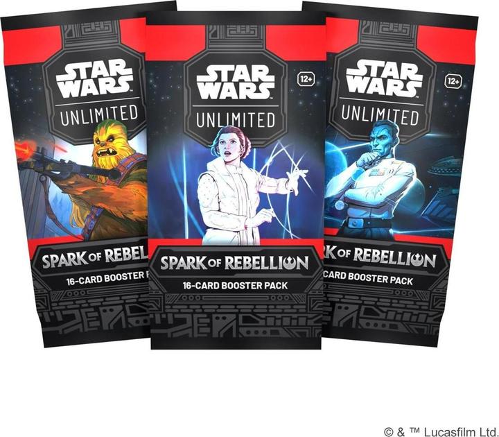 Produktbild Disney Star Wars Cards Spark of Rebellion Booster 24er (Englisch, Booster Display)