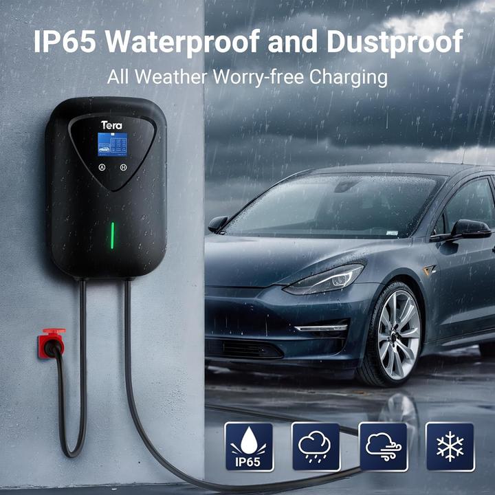 Actual product image Tera Stazione di Ricarica per Veicoli Elettrici (Type 2, 11 kW, 16 A)