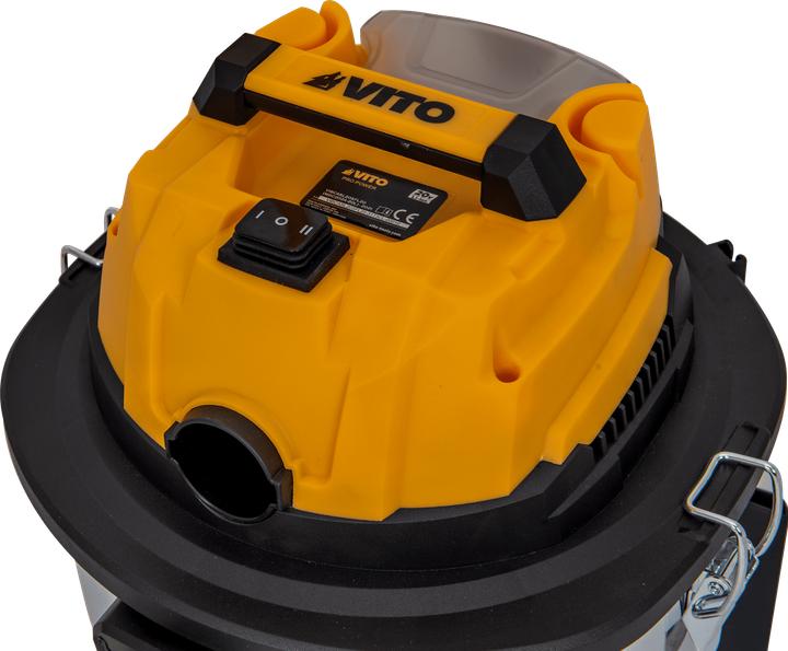 Actual product image VITO Cordless Brushless Wet And Dry Vacuum Cleaner 20V Li (Wet dry vacuum cleaner)