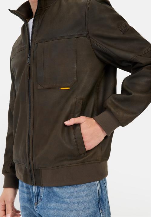 Actual product image Camel Active Lederjacke mit Bomberkragen (48)