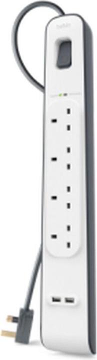 Belkin BSV401VF2M (4x, CEE 7/3, USB-A, 2 m)
